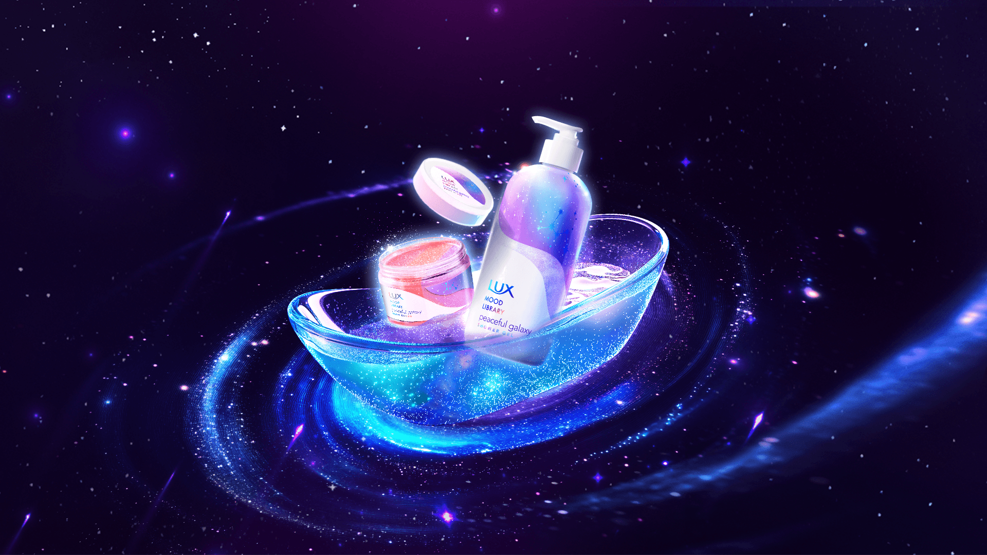 Lux Mood Collection - A Galactic Bath, A Sensory Awakening