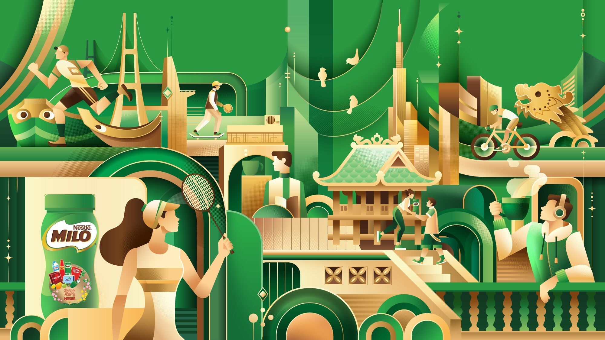 Nestlé Milo - Energize the Festive