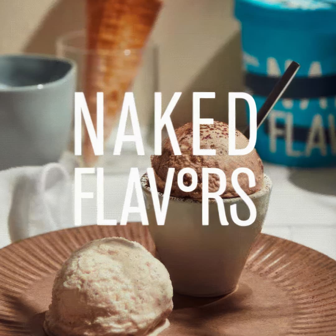Naked Flavors by NAR8 Turns Gelato Packaging Into a Neo-Brutalist Design Statement