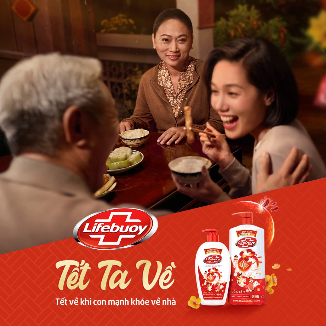 Lifebuoy Spreads Reunion Message in “Tết Ta Về"