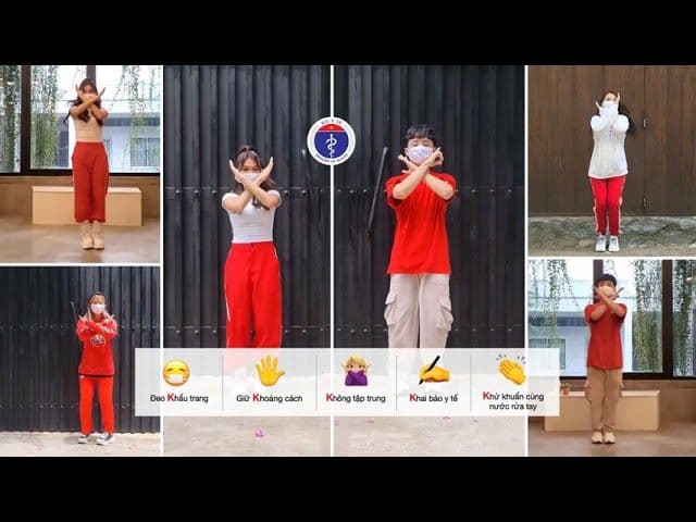 "Vũ Điệu 5K" Challenge Spreads COVID-19 Prevention Message